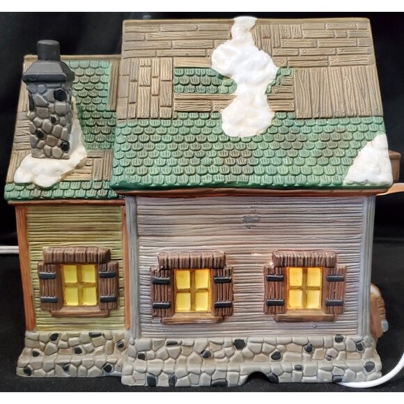 Santa Workbench SAWMILL CREEK WOODSHOP Christmas Village building wood shop mill - Picture 4 of 8